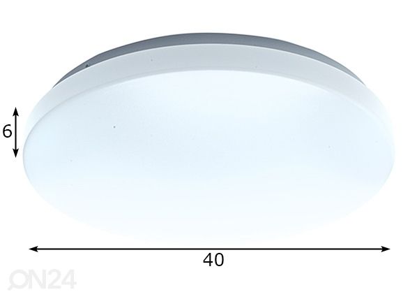 Plafoon 18 W LED mõõdud