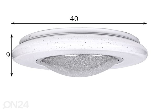Plafoon 24 W LED mõõdud