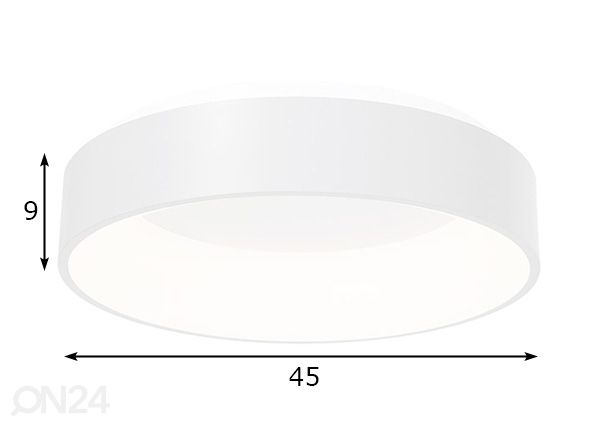 Plafoon 24 W LED mõõdud