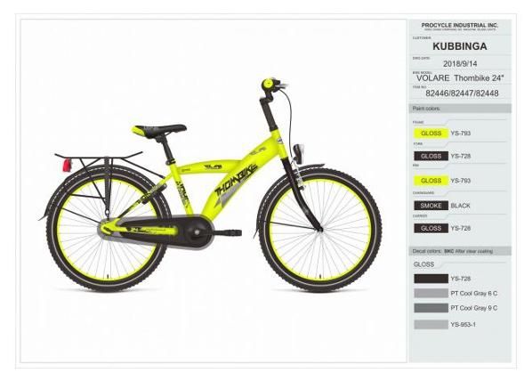 Poiste jalgratas Thombike City Shimano Nexus 3 24 tolli Volare
