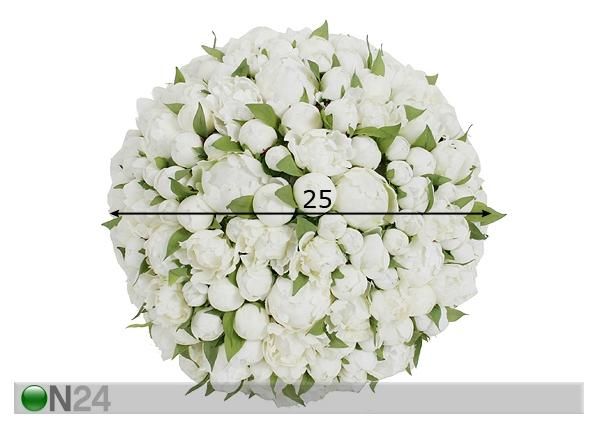 Pojengi pall Ø 25 cm mõõdud