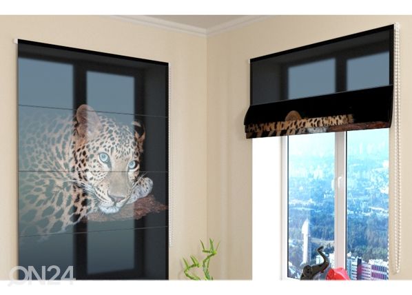 Poolläbipaistev Rooma kardin Cheetah Eyes 60x60 cm
