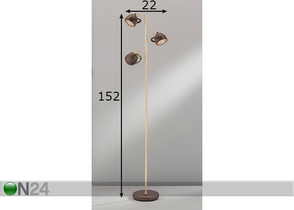 Põrandalamp Grill LED mõõdud