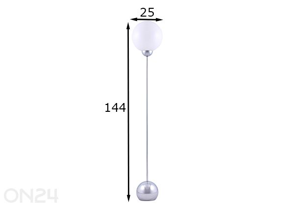 Põrandalamp Ripley mõõdud