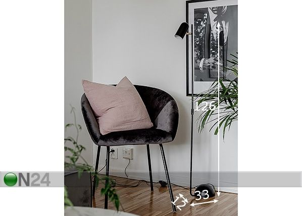 Põrandalamp Swan mõõdud