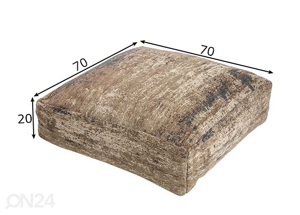 Põrandapadi Modern Art mõõdud