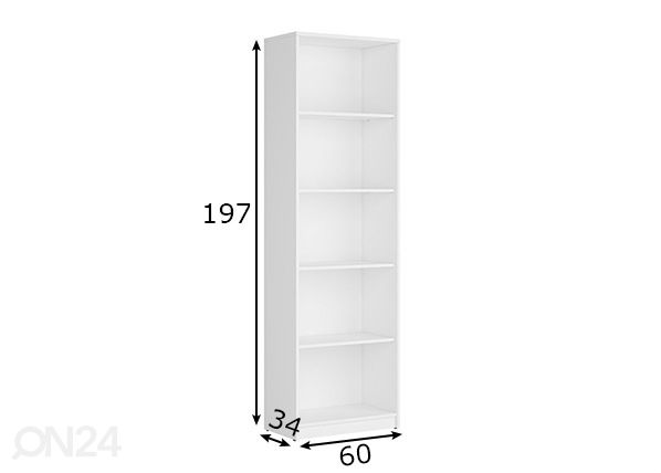 Põrandariiul 60 cm mõõdud