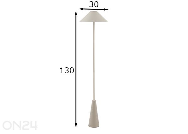 Põrandavalgusti Cannes IP54 mõõdud