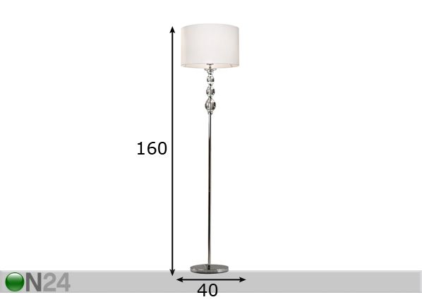 Põrandavalgusti Rea mõõdud