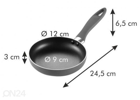 Praepann Tescoma Presto Mini Ø 12 cm mõõdud