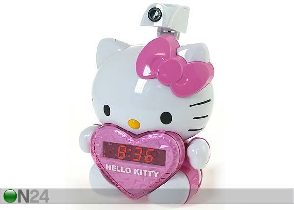 Projektsioon kell-raadio Hello Kitty