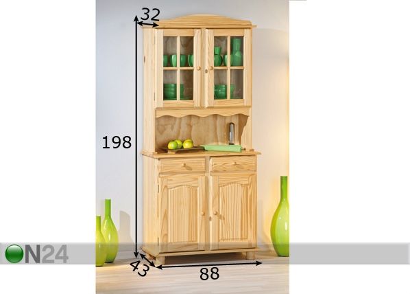 Puhvetkapp Alicante mõõdud