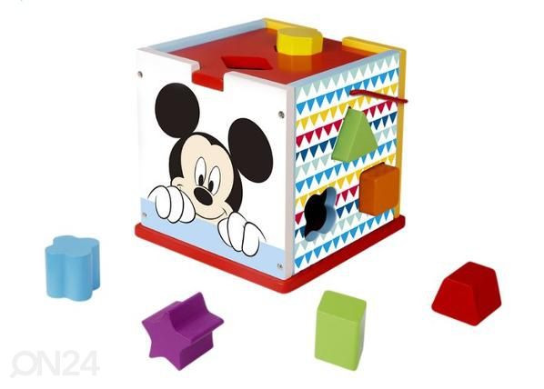 Puidust Disney sorteerimiskuubik Miki Hiir