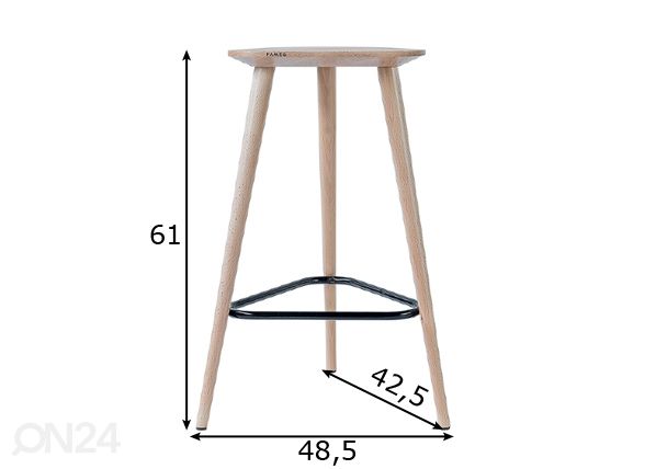 Pukk Finn h61 cm mõõdud