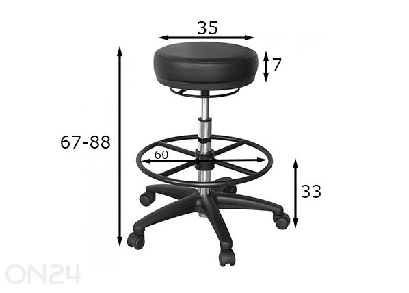 Pukktool Roland, must mõõdud