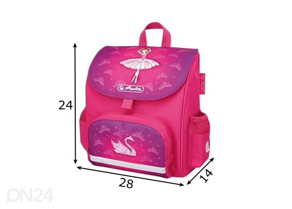 Ranits Herlitz Mini softbag Ballerina mõõdud