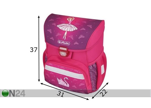Ranitsakomplekt Herlitz Loop plus Ballerina mõõdud