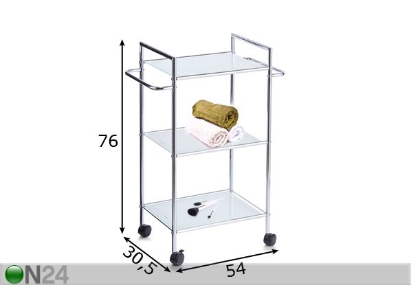 Ratastel riiul mõõdud