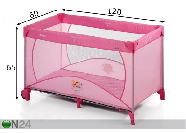 Reisivoodi Dream'n Play Go - Disney Princess mõõdud
