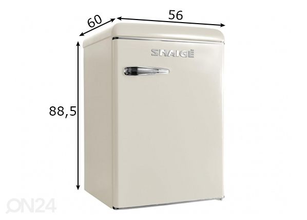 Retrokülmik SNAIGE R mõõdud