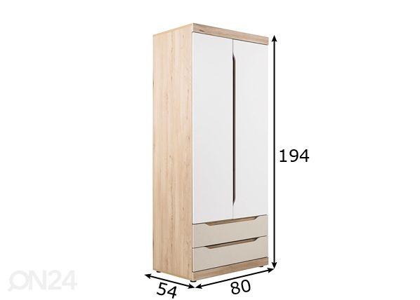Riidekapp mõõdud