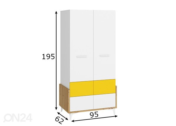 Riidekapp mõõdud