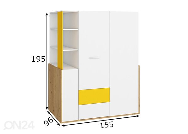 Riidekapp mõõdud