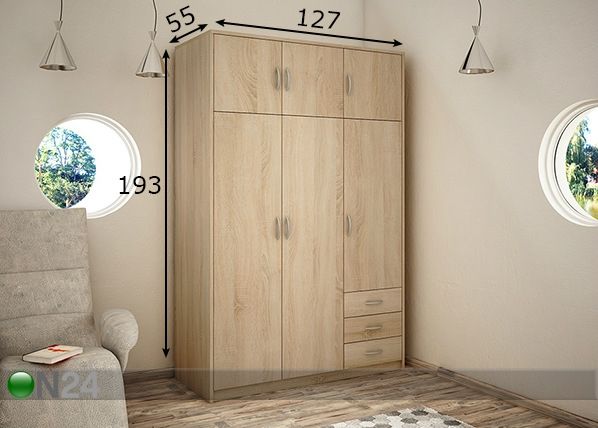 Riidekapp mõõdud