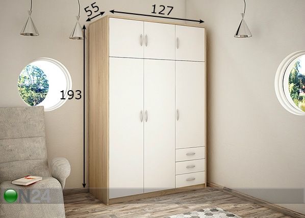 Riidekapp mõõdud