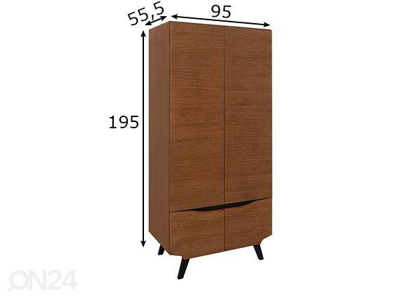 Riidekapp mõõdud