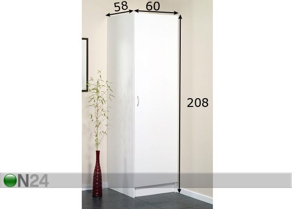Riidekapp 60 cm mõõdud