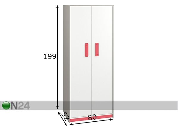 Riidekapp mõõdud