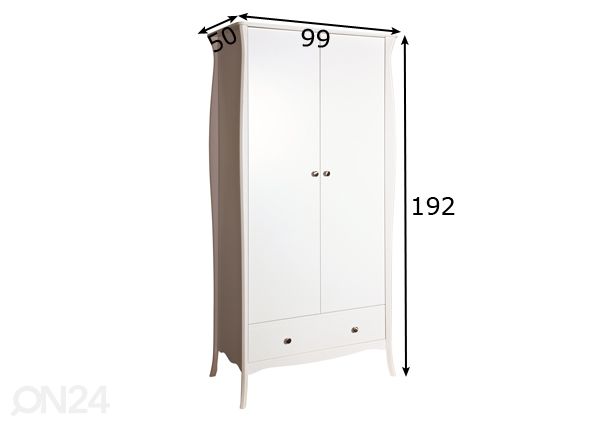 Riidekapp Baroque 104 mõõdud