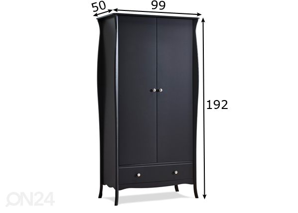 Riidekapp Baroque 104 mõõdud