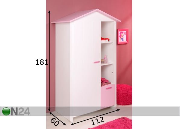 Riidekapp Biotiful mõõdud