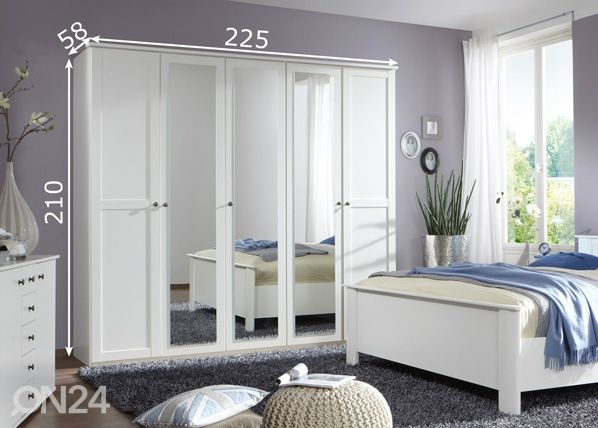 Riidekapp Chalet 225 cm mõõdud