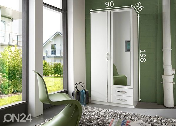 Riidekapp Duo mõõdud