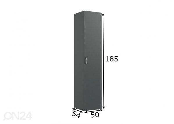 Riidekapp MRK 648 50 cm mõõdud
