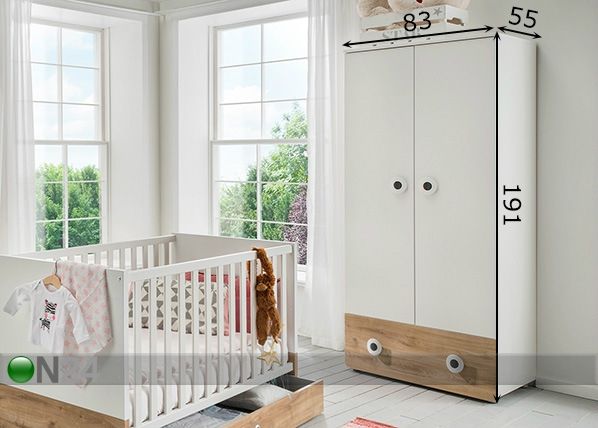 Riidekapp Töre 83 cm mõõdud