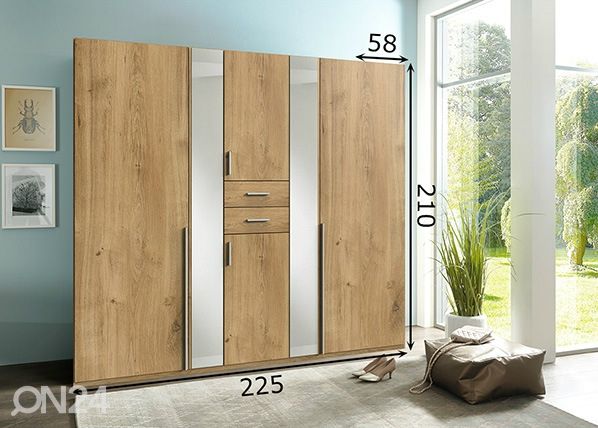 Riidekapp Vanea mõõdud