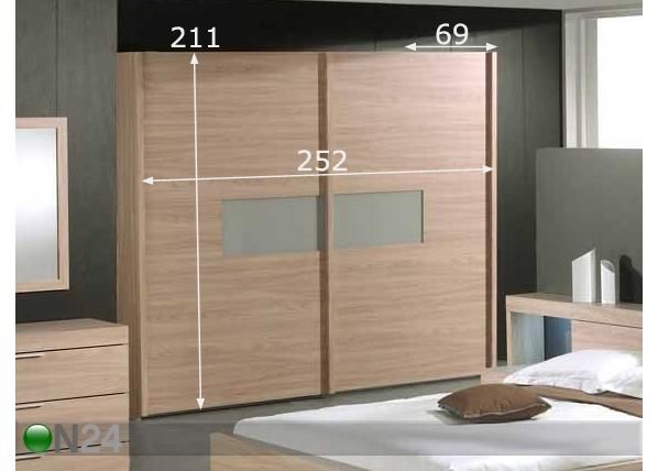 Riidekapp Xara mõõdud