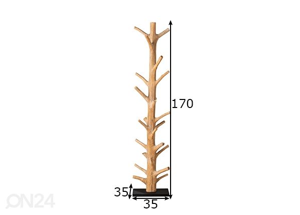 Riidenagi Tree mõõdud