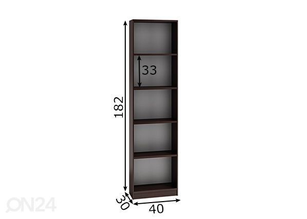 Riiul 40 cm mõõdud