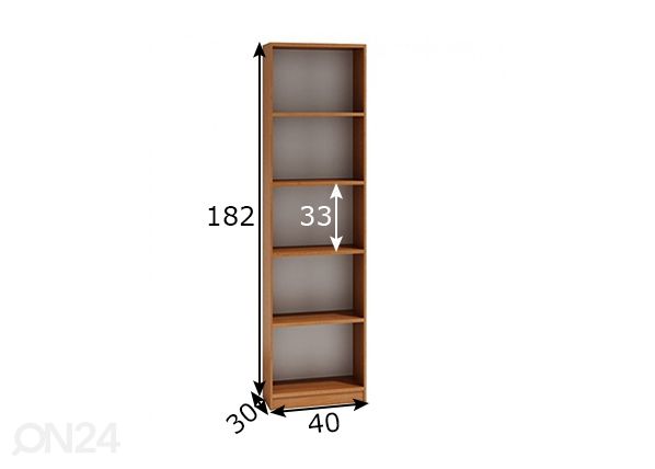 Riiul 40 cm mõõdud