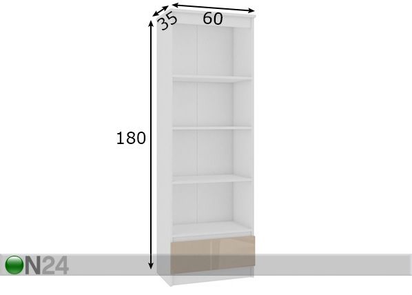 Riiul 60 cm mõõdud