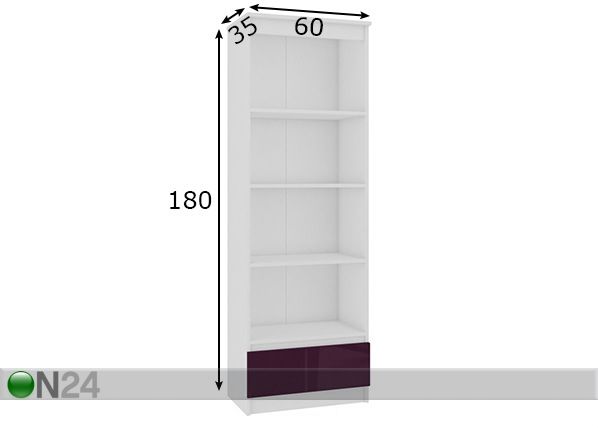 Riiul 60 cm mõõdud