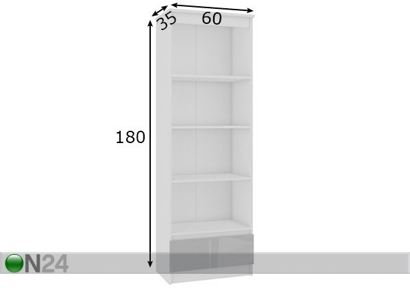 Riiul 60 cm mõõdud