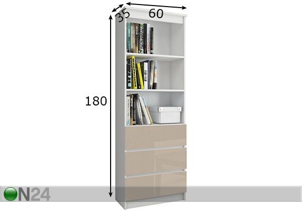 Riiul 60 cm mõõdud
