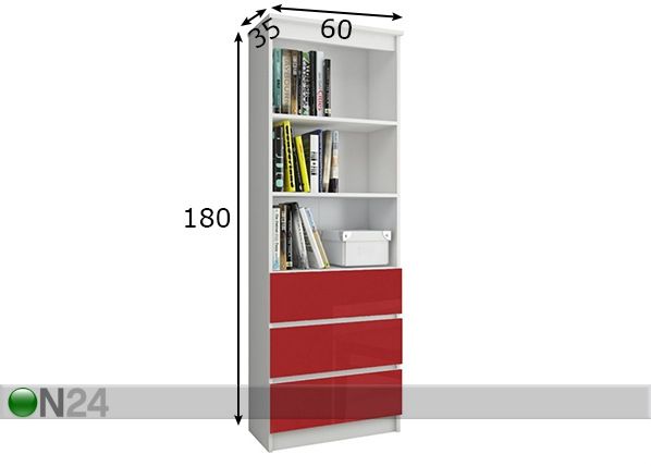 Riiul 60 cm mõõdud