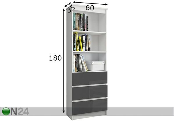 Riiul 60 cm mõõdud